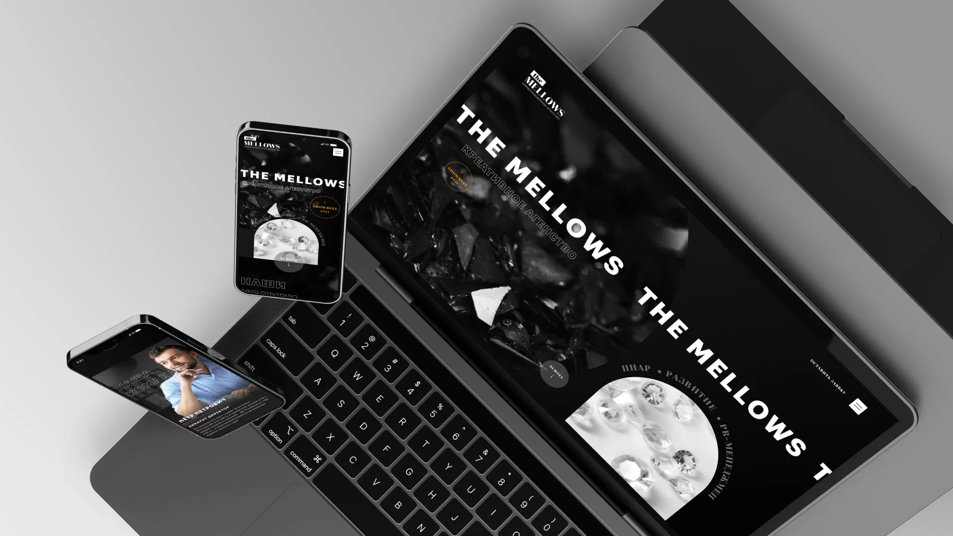 Разработка сайта креативного агентства «The Mellows» в Усолье-Сибирском